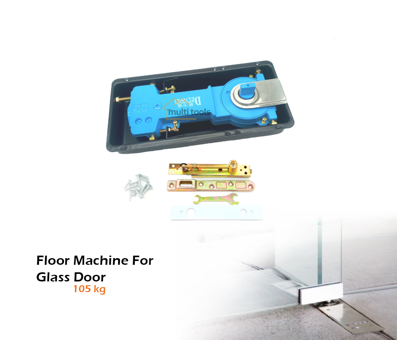 105Kg  Floor Machine For Glass Door